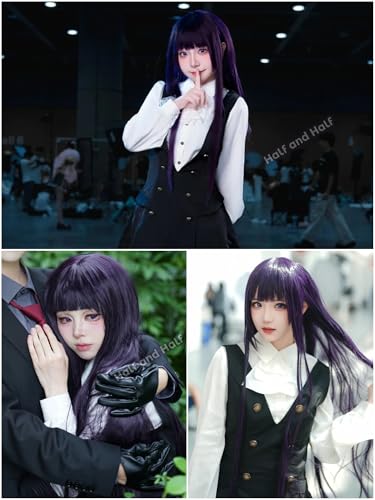 Dark Purple Anime Cosplay Wig