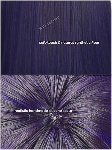 Dark Purple Anime Cosplay Wig