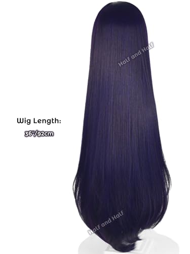 Dark Purple Anime Cosplay Wig