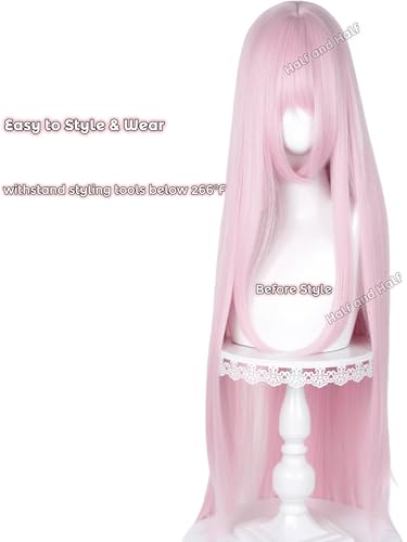 Pastel Pink Anime Cosplay Wig