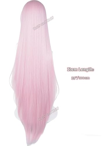 Pastel Pink Anime Cosplay Wig