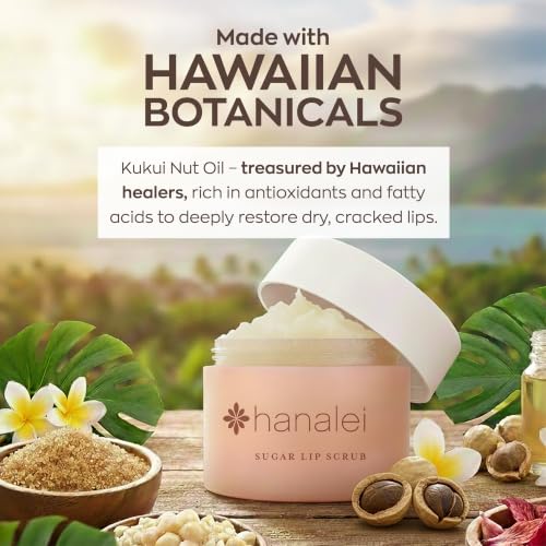 Vegan Sugar Lip Scrub Exfoliator – Hawaiian Cane Sugar