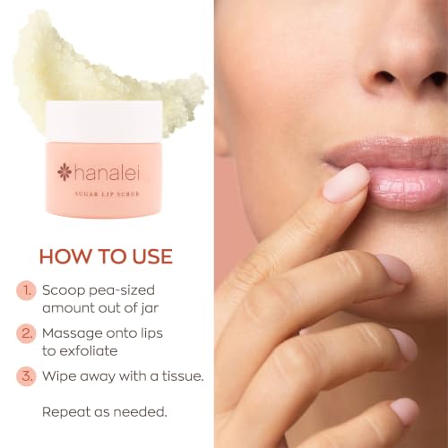 Vegan Sugar Lip Scrub Exfoliator – Hawaiian Cane Sugar