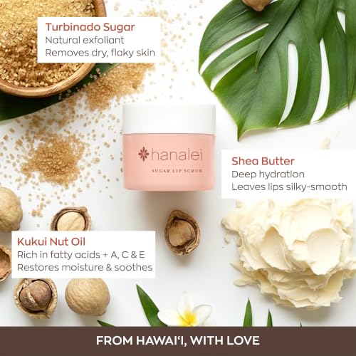 Vegan Sugar Lip Scrub Exfoliator – Hawaiian Cane Sugar