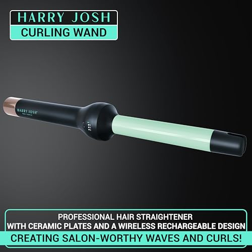 Cordless Ceramic 1" Curling Wand