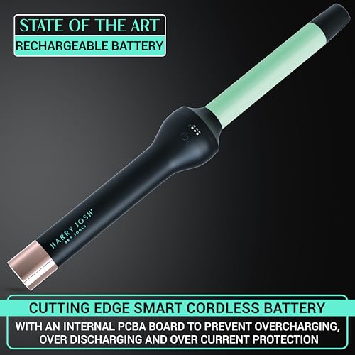 Cordless Ceramic 1" Curling Wand
