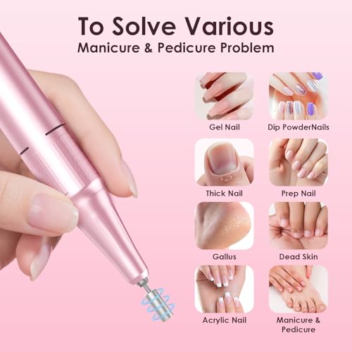 Professional Electric Nail Drill 45000RPM Cordless