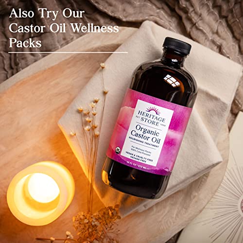 Organic Castor Oil, 16 fl oz