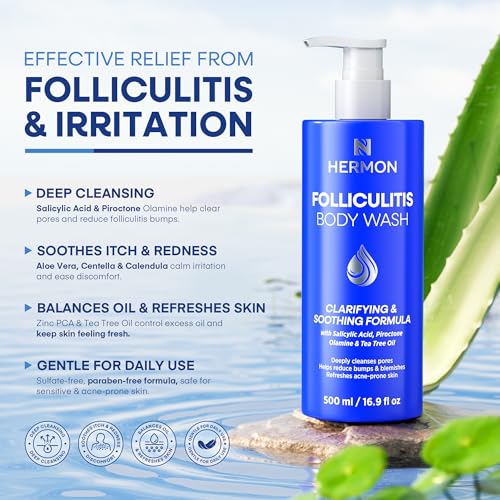 Folliculitis Body Wash with Tea Tree Oil