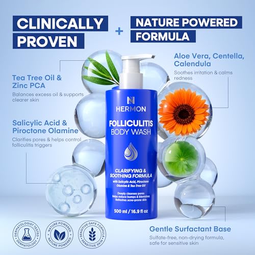 Folliculitis Body Wash with Tea Tree Oil
