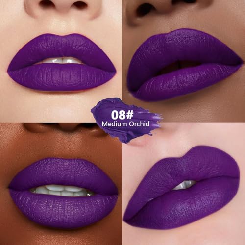 Dark Orchid Purple Matte Lipstick