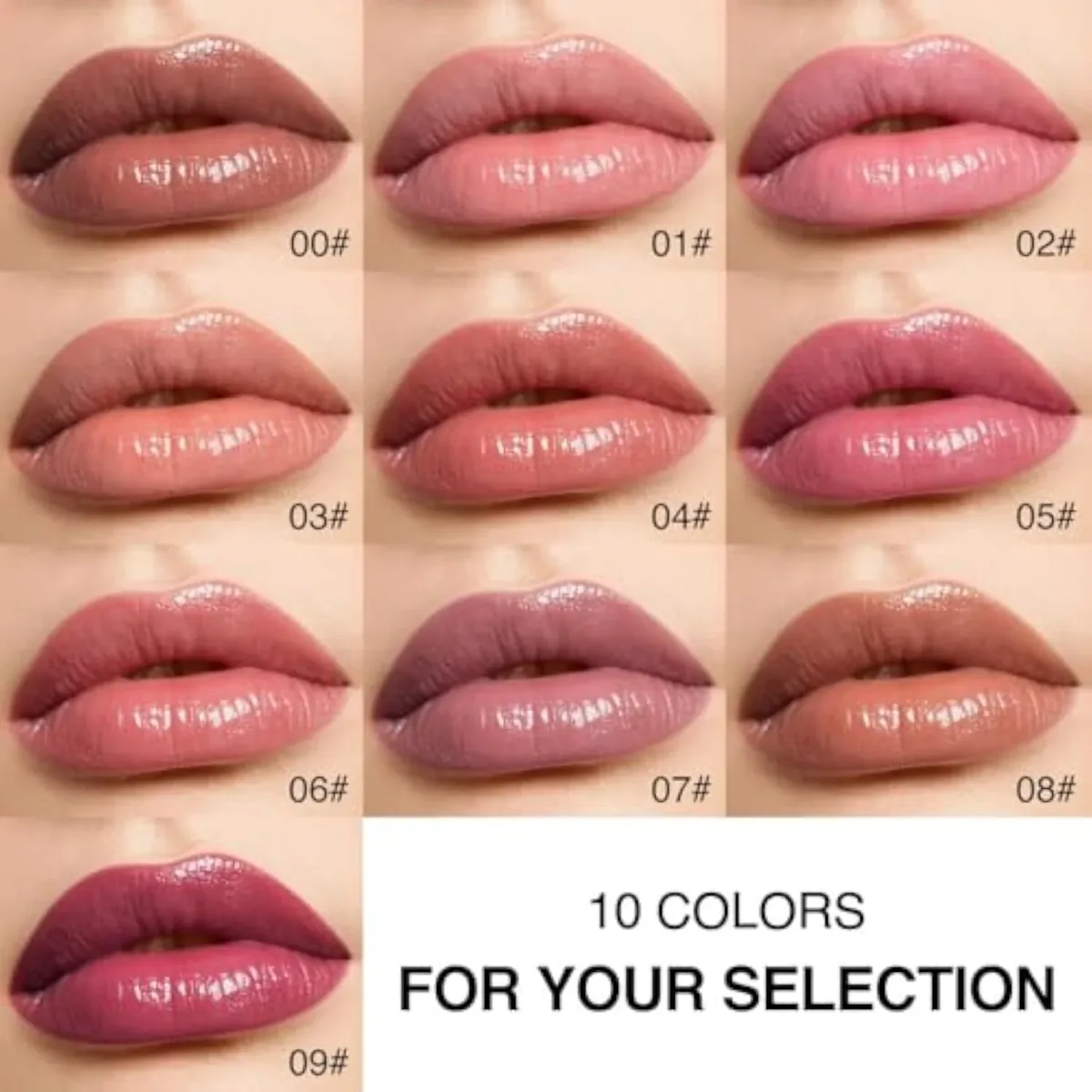 Cherry Wine Honey Tinted Lip Balm for Women, Hydrating Lip Oil Stick Lip Gloss Lipstick for Mature Skin, Sheer Lightweight Moisturizing Lip Tint Balm with Natural Shine, Veg