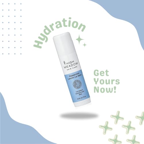 High Meadow Peppermint Lanolin Lip Balm Stick