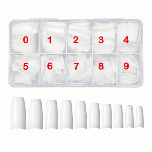 500PCS White False Nails Tips