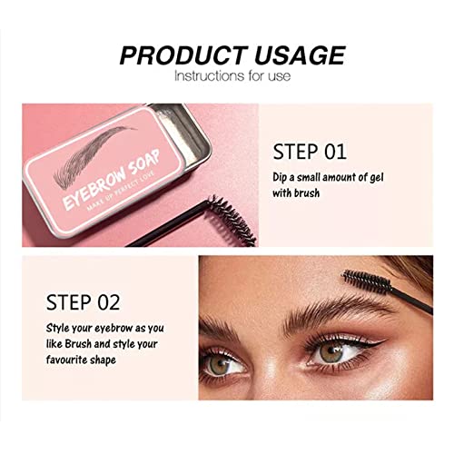 Eyebrow Eyebrow Soap 4D Eyebrow Gel Long Asting Eyebrow Wax Eyebrow X Candy (z3-A