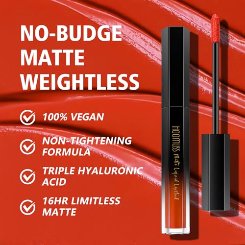 Orange Lipstick Long Lasting Matte Liquid Lipsticks for Women