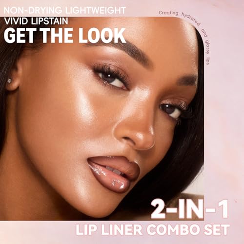 Lip Liner Gloss Lip Combo Set
