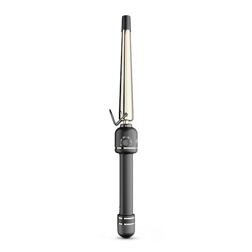 24K Gold Extended Barrel Oval Tapered Curling Wand
