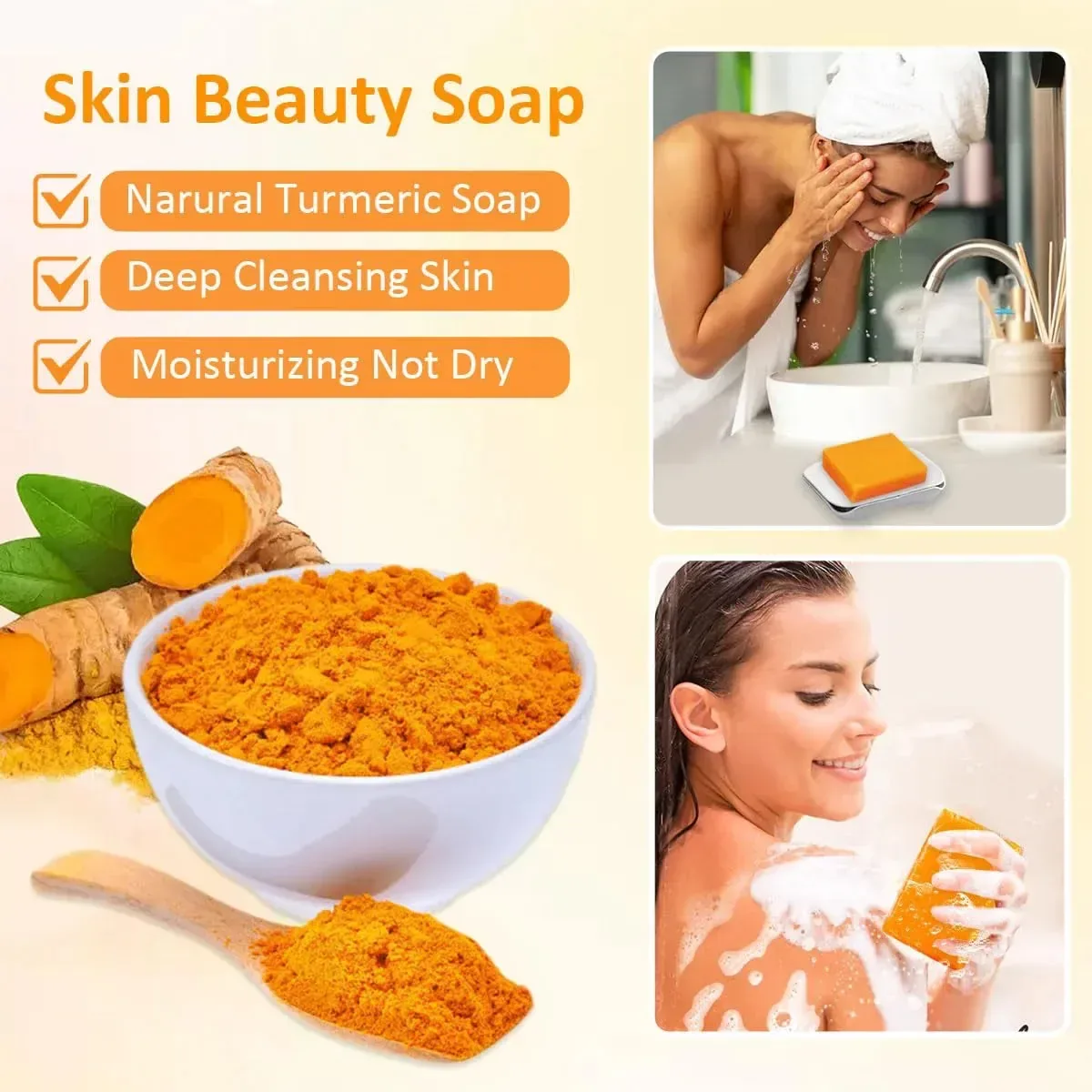 Kojic Acid Turmeric Soap Bar