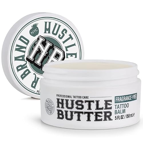 Hustle Butter Fragrance Free Tattoo Aftercare 5oz Tattoo Balm