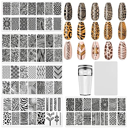Leopard Print Stamping Plate Kit