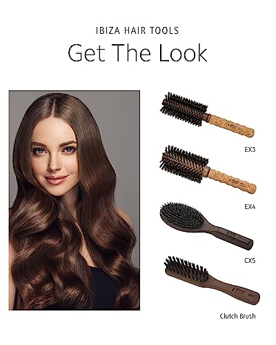 EX5 Round Boar Bristle Brush, 80mm