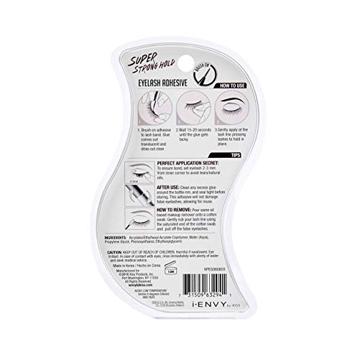 i-Envy by KISS Super Strong Hold Eyelash Adhesive, W