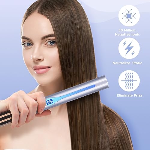 Infrared Titanium Flat Iron 1-Inch
