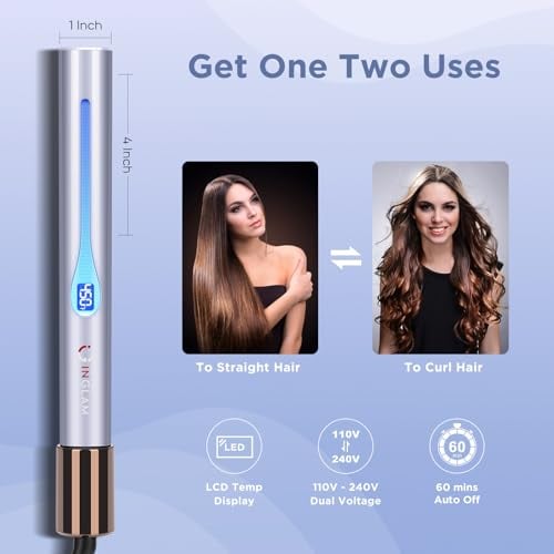 Infrared Titanium Flat Iron 1-Inch