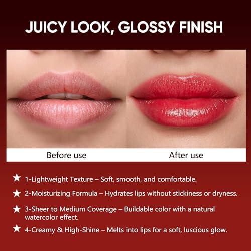 Deep Red Hydrating Glossy Tint