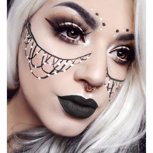 Jet Black Matte Liquid Lipstick Long Lasting - Mystical Moment | Highly Pigmented Full Cov