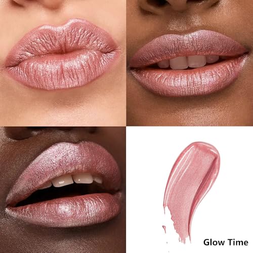 Light Pink Metallic Liquid Lipstick 12HR Long Wear (0.2 fl oz)