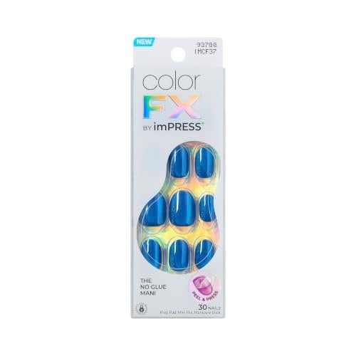 Kiss colorFX by Impress Press On Nails, Reconnect, 30 No Glue Peel and S