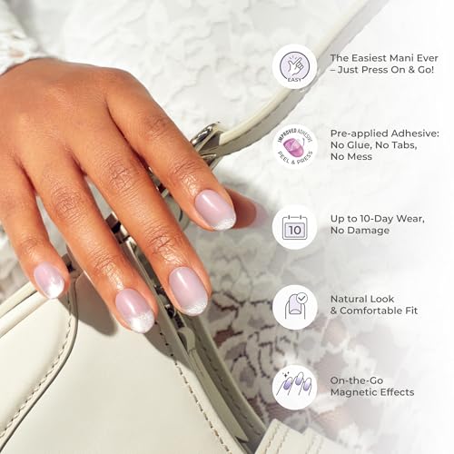 Kiss colorFX by Impress Press On Nails, Reconnect, 30 No Glue Peel and S