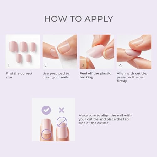 Kiss Impress No Glue Mani Press On Nails Kit, 30 All Black Peel and Stic