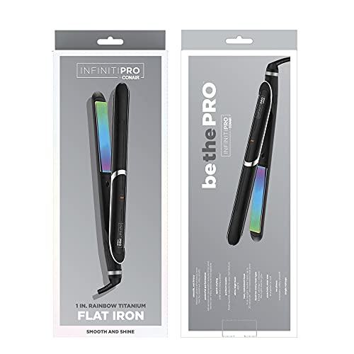 Rainbow Titanium Flat Iron 1-Inch