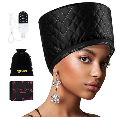 Heat Cap for Deep Conditioning Thermal Cap Hair Steamer Natural Hair