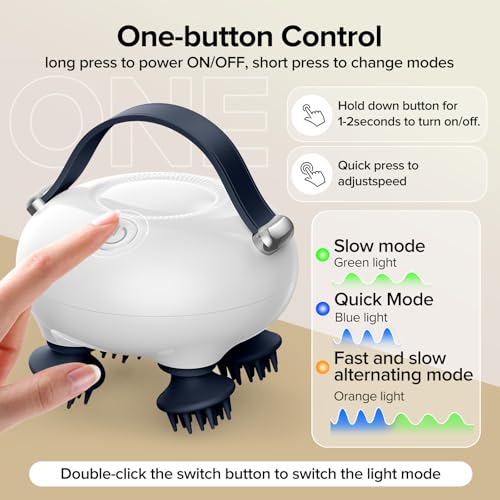Scalp Massager Head Massager Scalp Tangle-Resistant Design