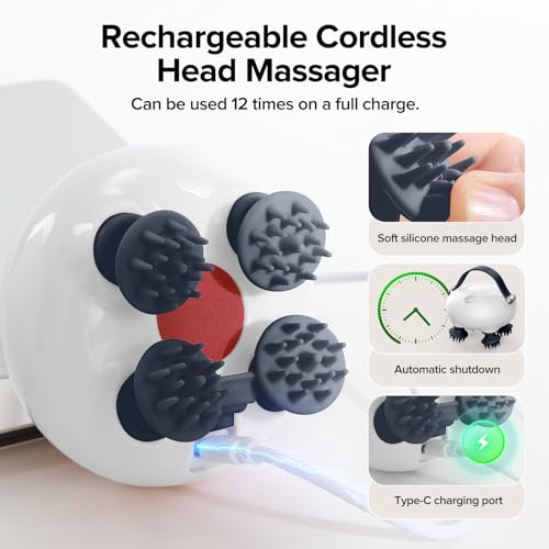 Scalp Massager Head Massager Scalp Tangle-Resistant Design