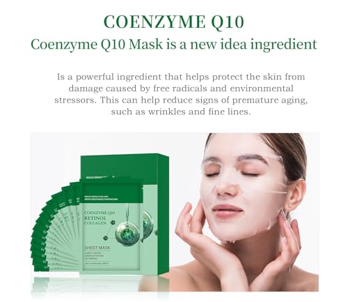 Pack of 10 Collagen Face Mask