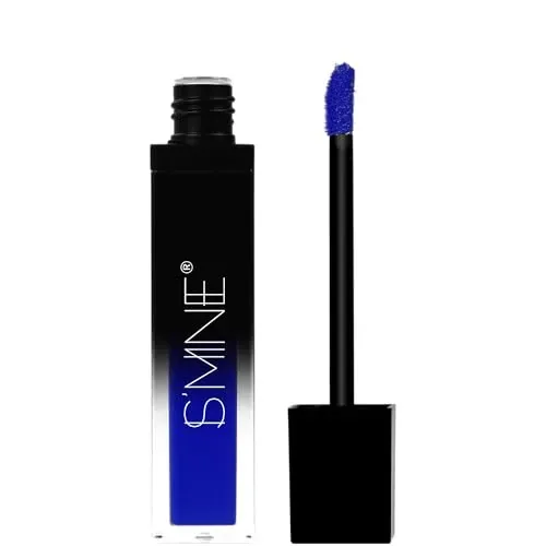 Blue Matte Liquid Lipstick, #30, 7ml/0.24 fl oz