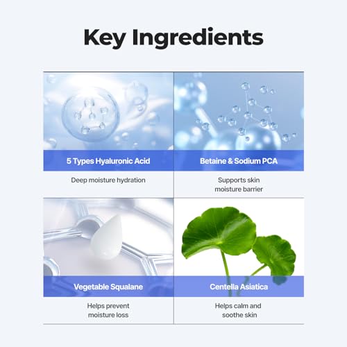 Hyaluronic Acid Aqua Gel Cream | Lightweight Gel Moisturizer with Hyaluronic Acid | Korean
