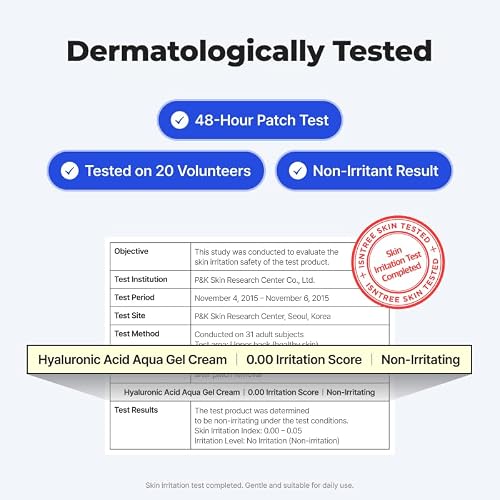 Hyaluronic Acid Aqua Gel Cream | Lightweight Gel Moisturizer with Hyaluronic Acid | Korean