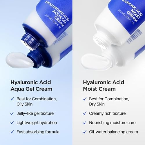Hyaluronic Acid Aqua Gel Cream | Lightweight Gel Moisturizer with Hyaluronic Acid | Korean