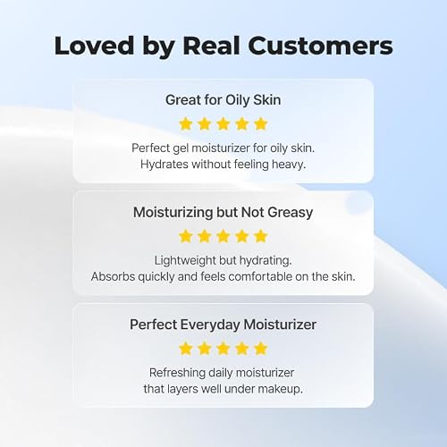 Hyaluronic Acid Aqua Gel Cream | Lightweight Gel Moisturizer with Hyaluronic Acid | Korean