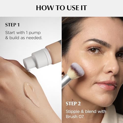 CC+ Cream (Medium) - Natural Full Coverage Foundation With SPF 50+, Color Corrector & Anti-Aging Hydrating Serum, Hyaluronic Acid + Peptides, Lightweight - 1.08 fl oz