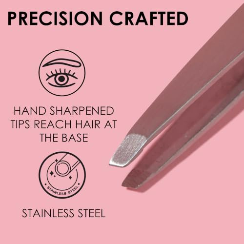 Precision Slant Tweezers