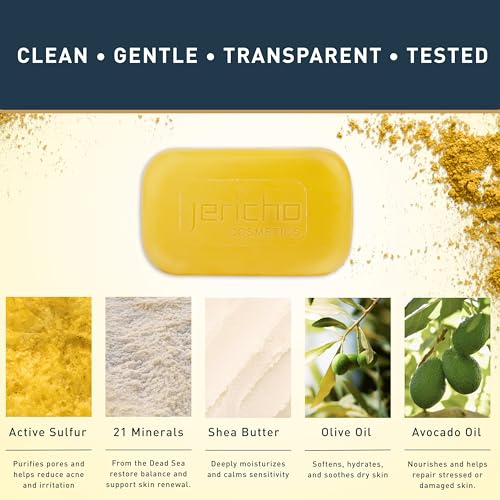 Dead Sea sulfur soap olive oil
