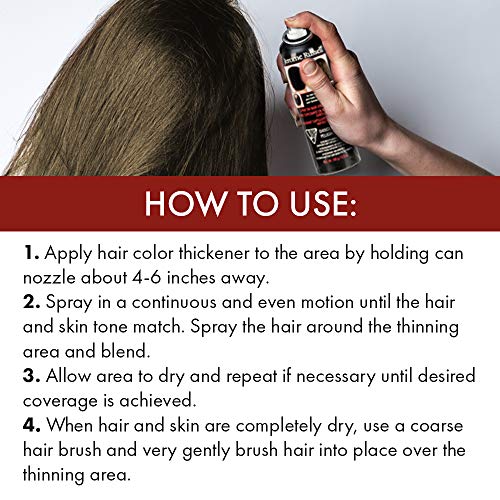 Spray-on Color Hair Thickener