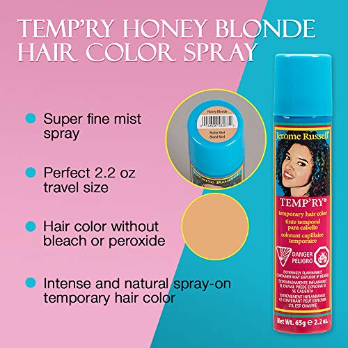 Temporary Hair Color Spray, Honey Blonde